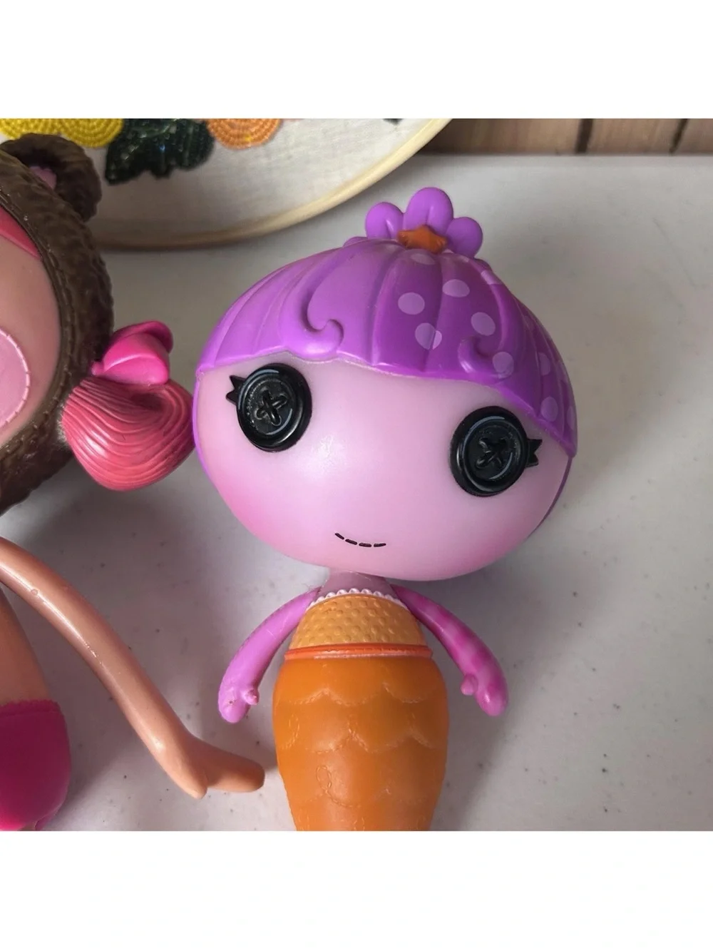 Lalaloopsy Teddy Honeypots 12” Full Size Doll & Mermaid Fin 2009 2012